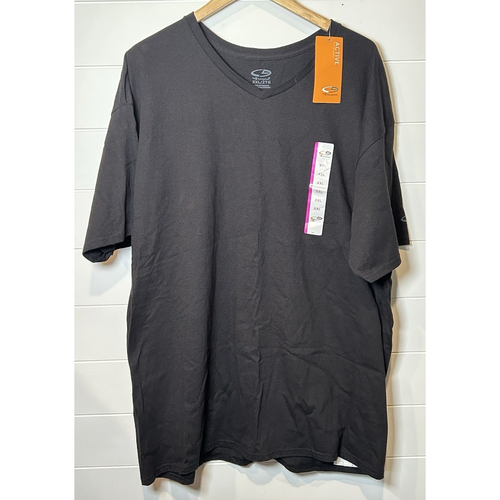 C9 By Champion Active Performance V Neck Tshirt Women's XXL Black